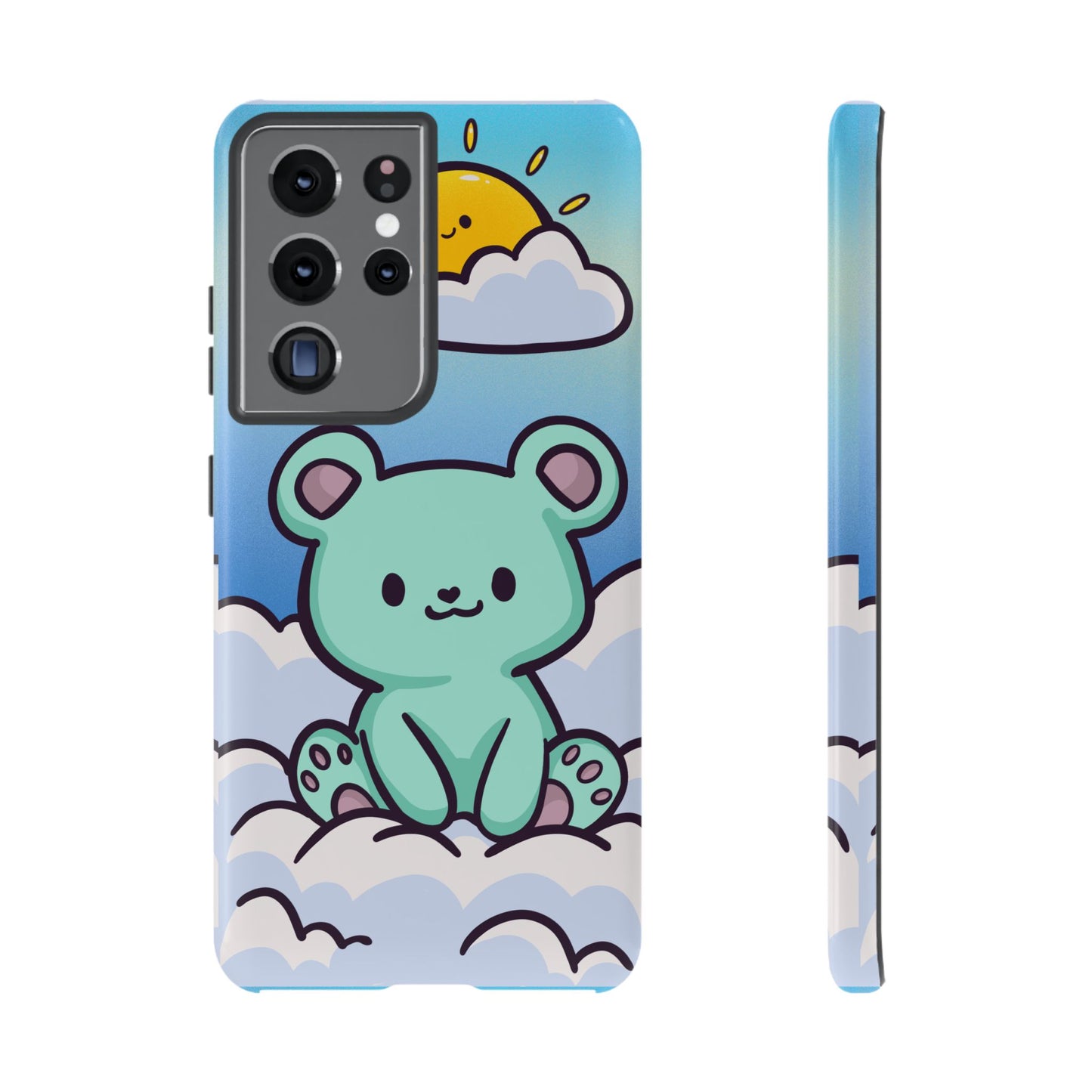 Cloud Cub Morning Sky Bear Phone Case - Pink X Holic
