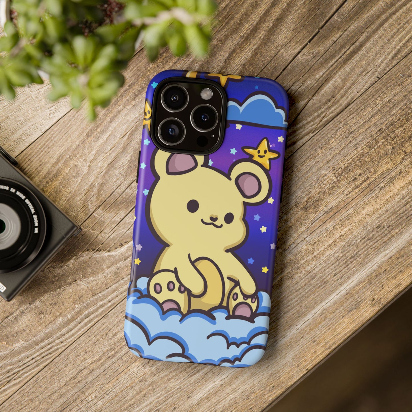 Cloud Cub Nighttime Sky Bear Phone Case