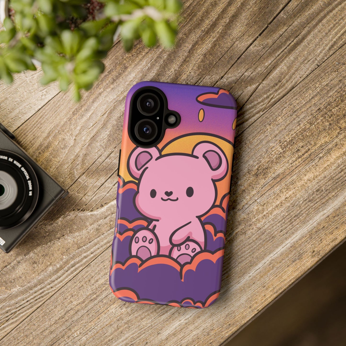 Cloud Cub Sunset Sky Bear Phone Case