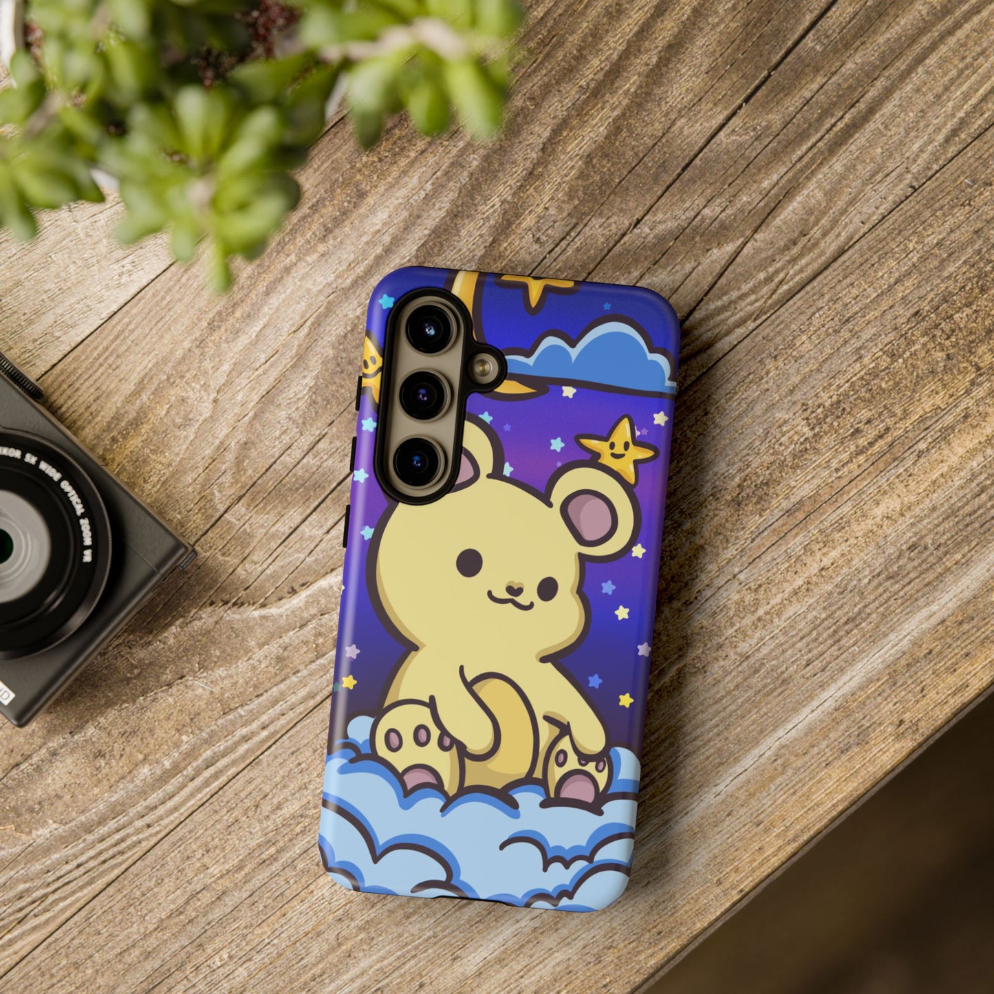 Cloud Cub Nighttime Sky Bear Phone Case