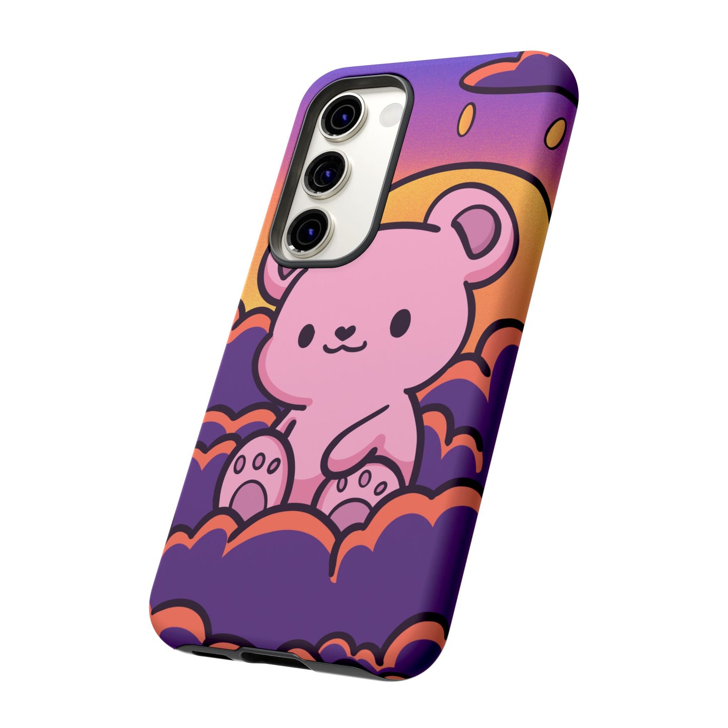 Cloud Cub Sunset Sky Bear Phone Case