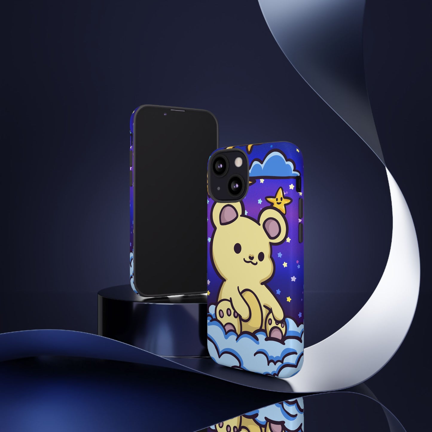Cloud Cub Nighttime Sky Bear Phone Case