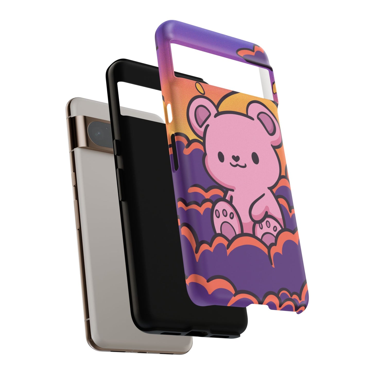 Cloud Cub Sunset Sky Bear Phone Case