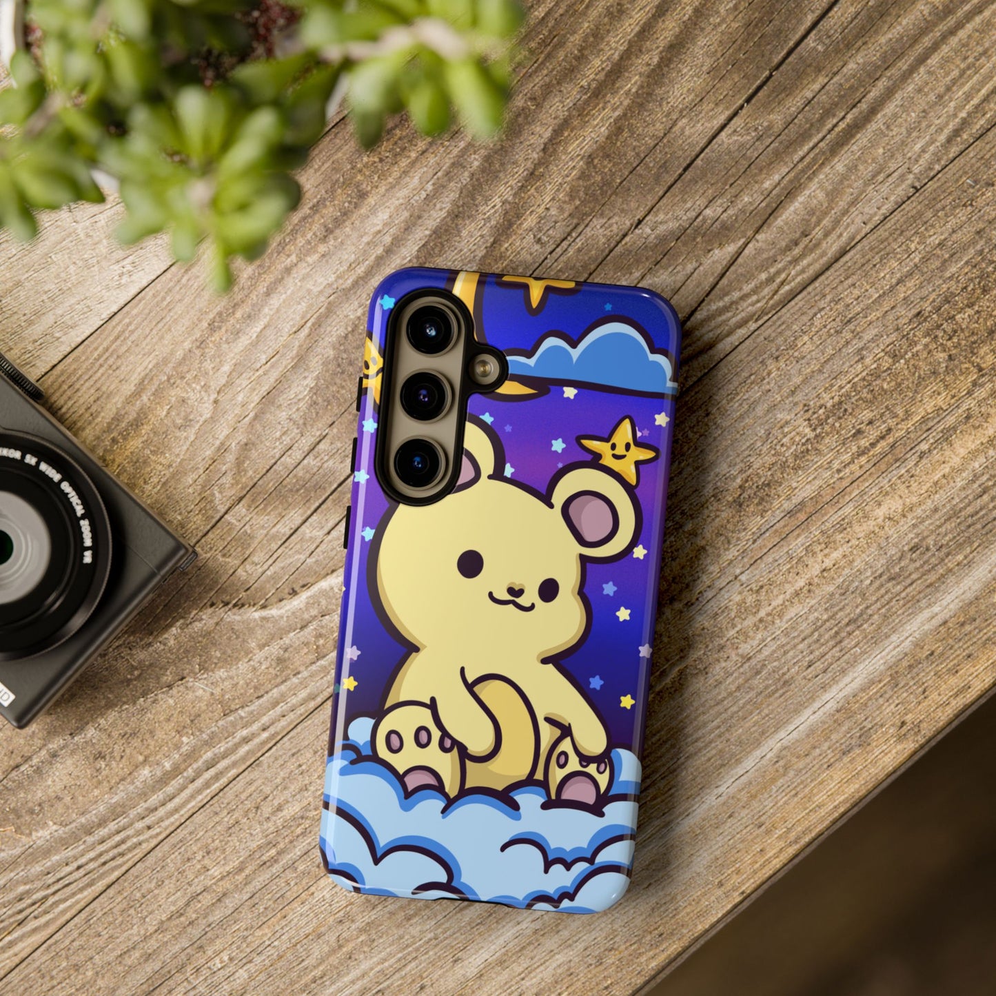 Cloud Cub Nighttime Sky Bear Phone Case