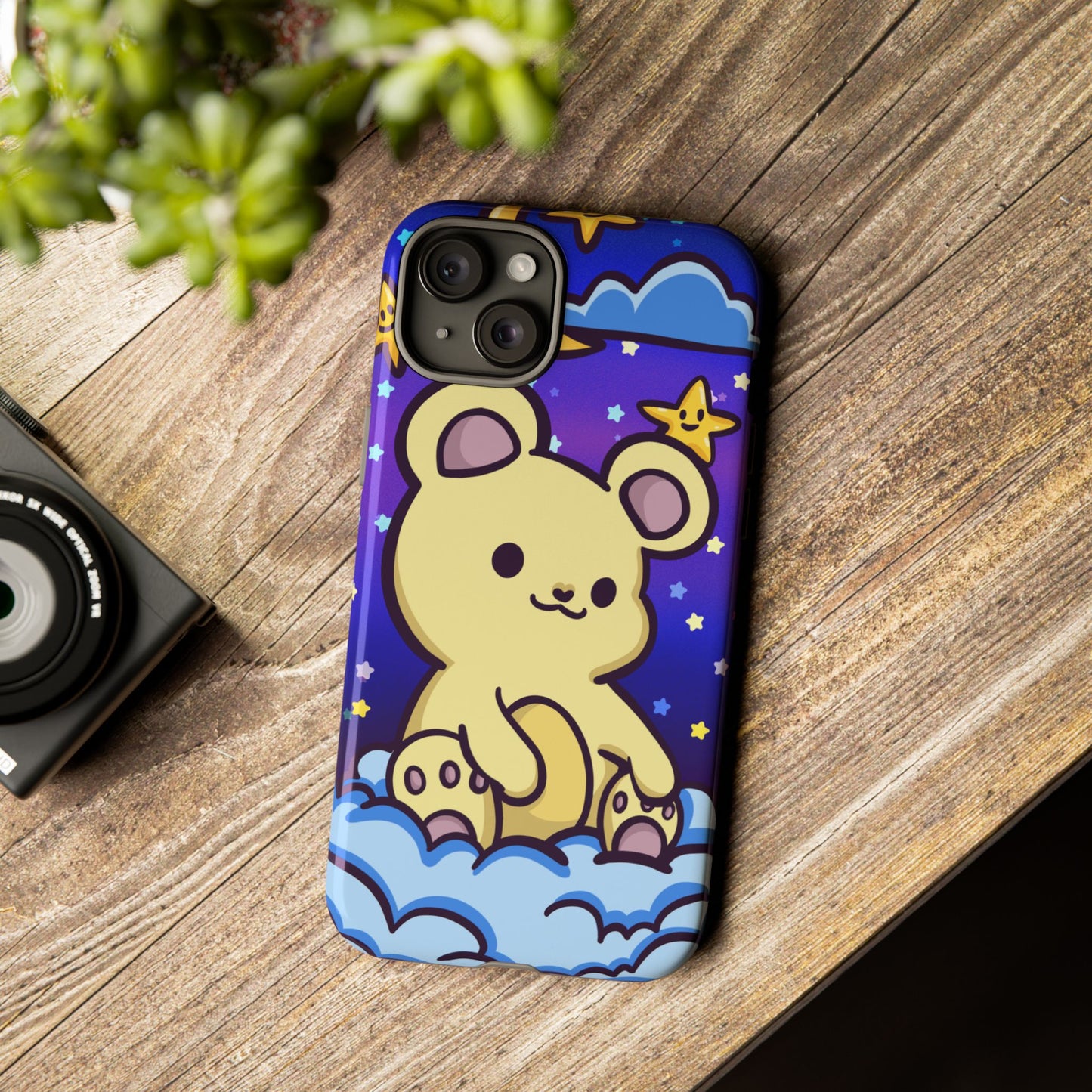 Cloud Cub Nighttime Sky Bear Phone Case