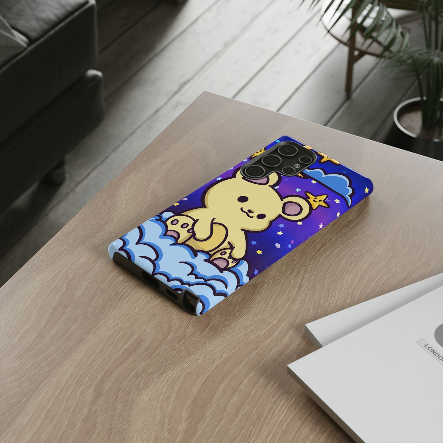 Cloud Cub Nighttime Sky Bear Phone Case