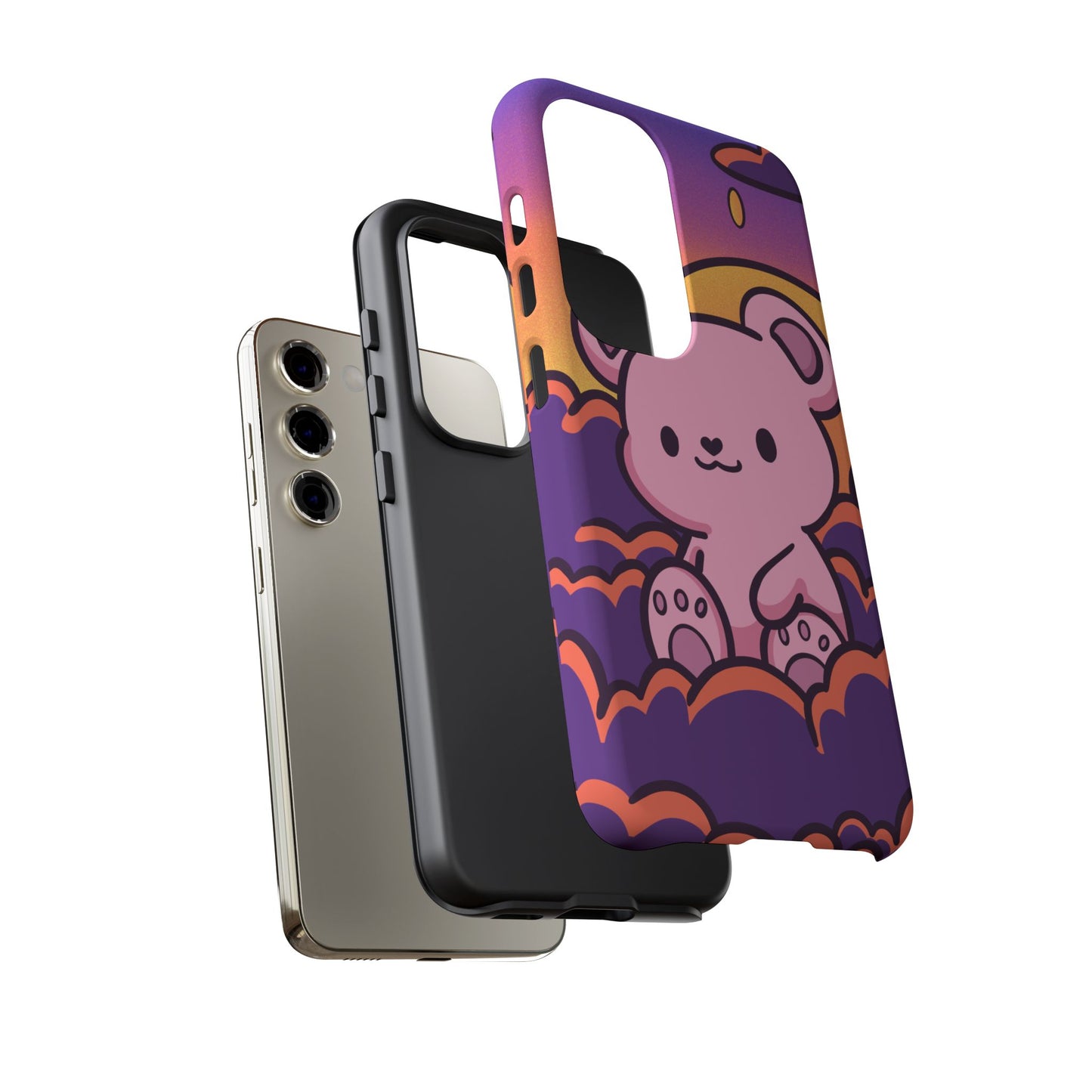 Cloud Cub Sunset Sky Bear Phone Case