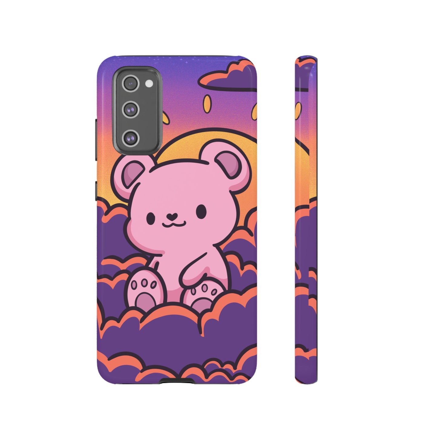 Cloud Cub Sunset Sky Bear Phone Case - Pink X Holic