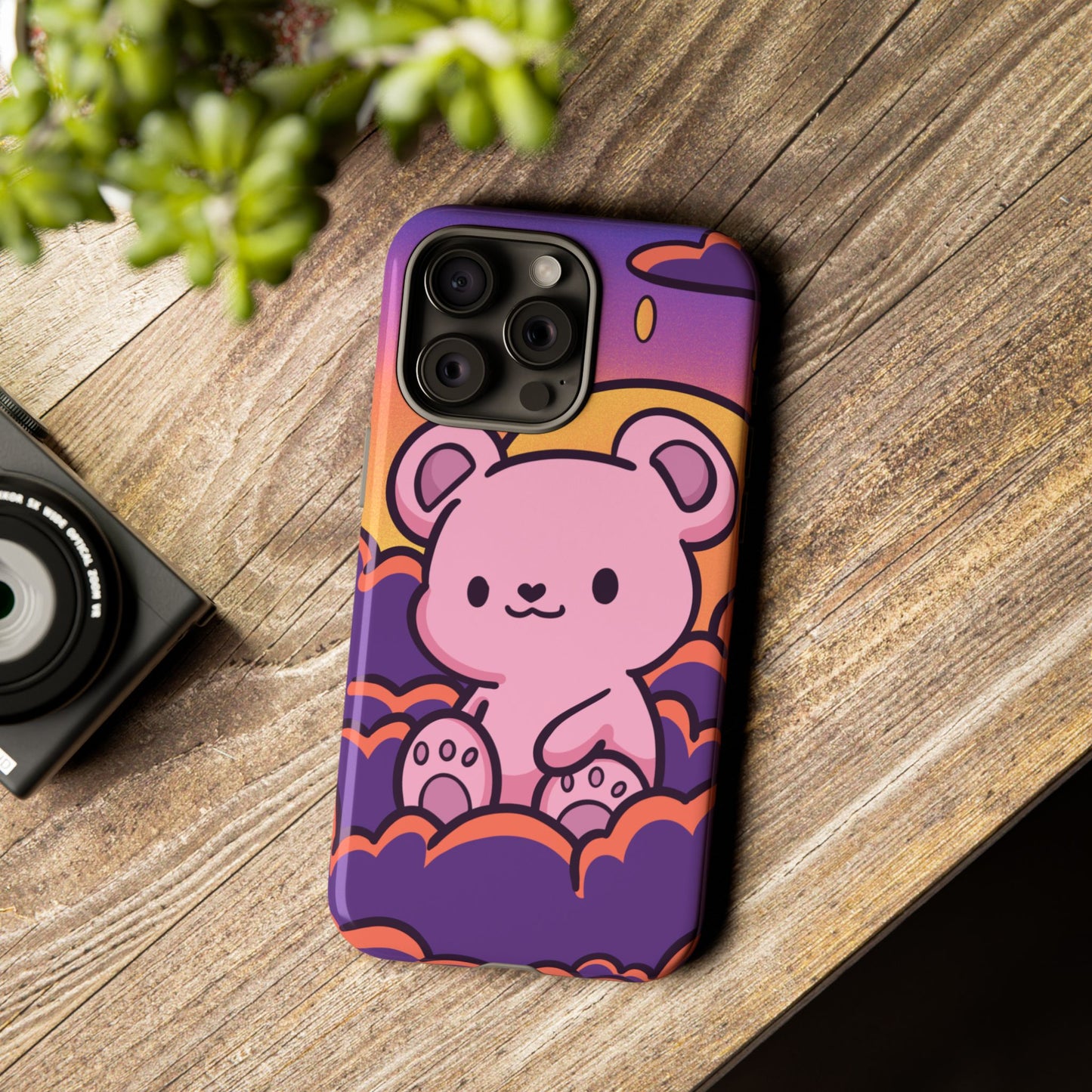 Cloud Cub Sunset Sky Bear Phone Case