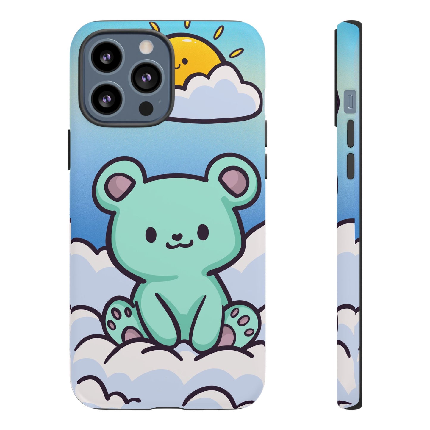 Cloud Cub Morning Sky Bear Phone Case - Pink X Holic