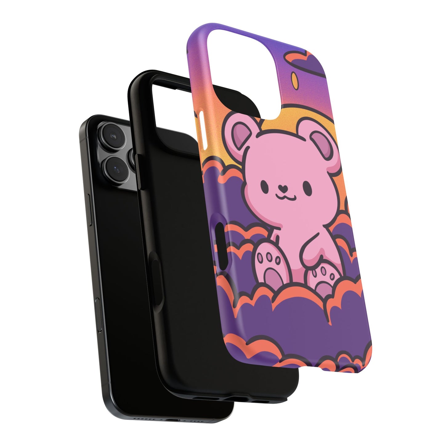 Cloud Cub Sunset Sky Bear Phone Case
