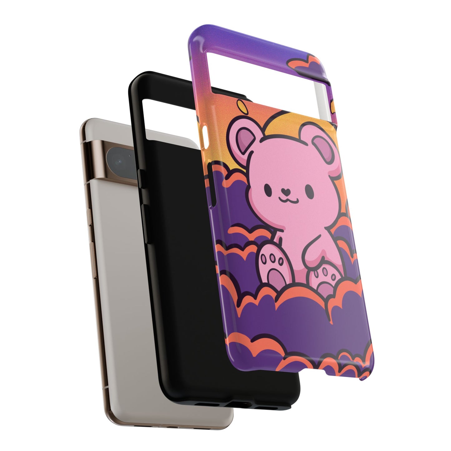 Cloud Cub Sunset Sky Bear Phone Case