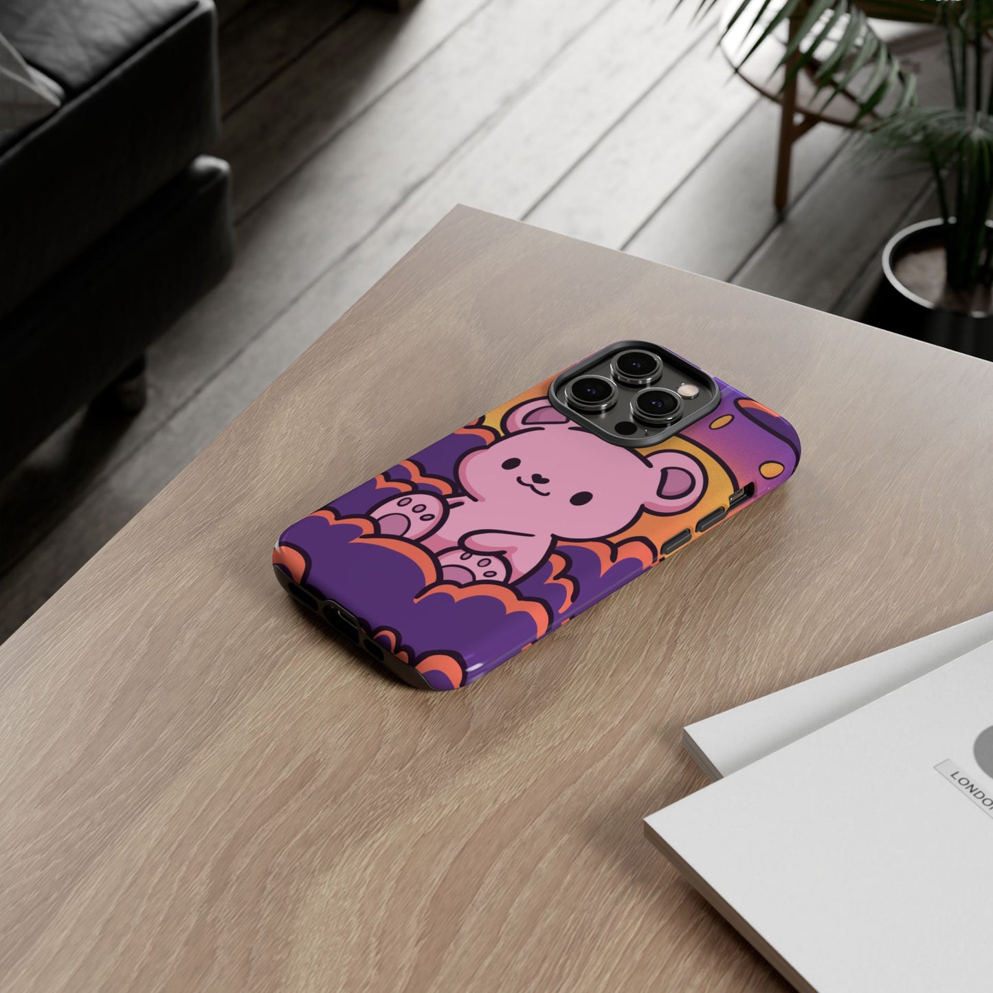 Cloud Cub Sunset Sky Bear Phone Case