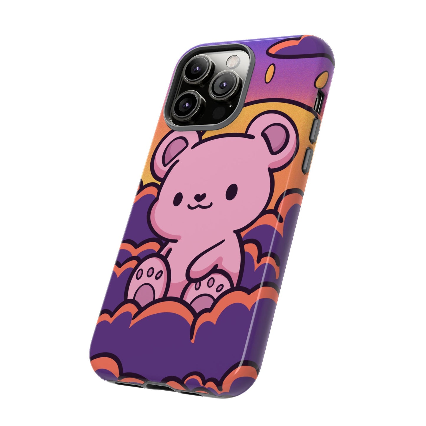 Cloud Cub Sunset Sky Bear Phone Case