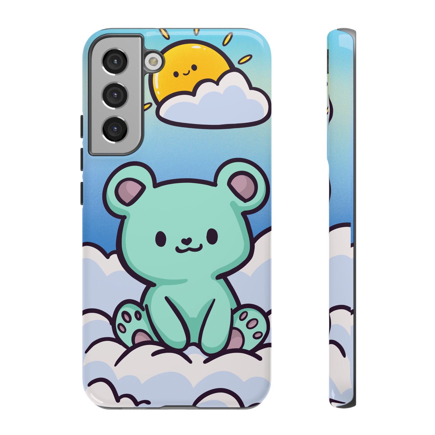 Cloud Cub Morning Sky Bear Phone Case - Pink X Holic