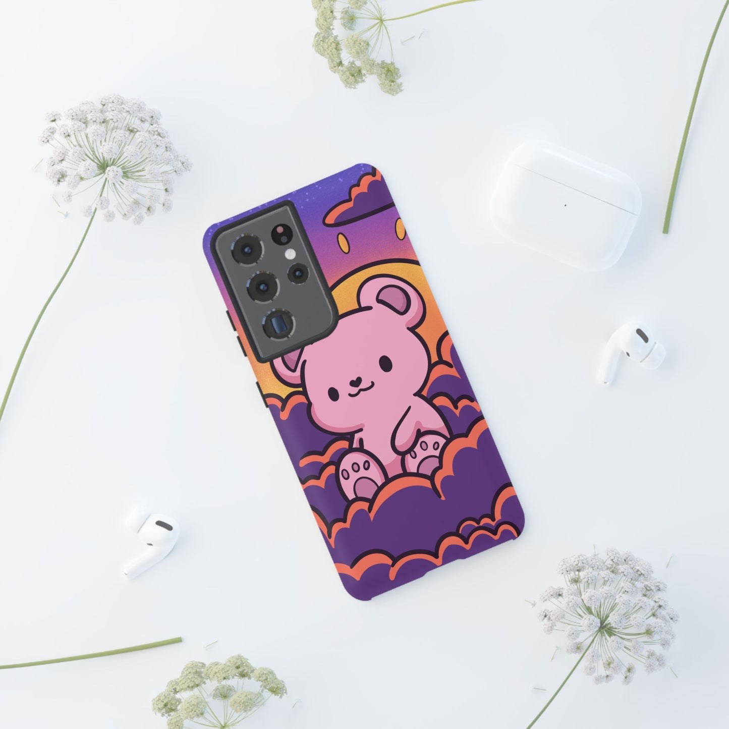 Cloud Cub Sunset Sky Bear Phone Case
