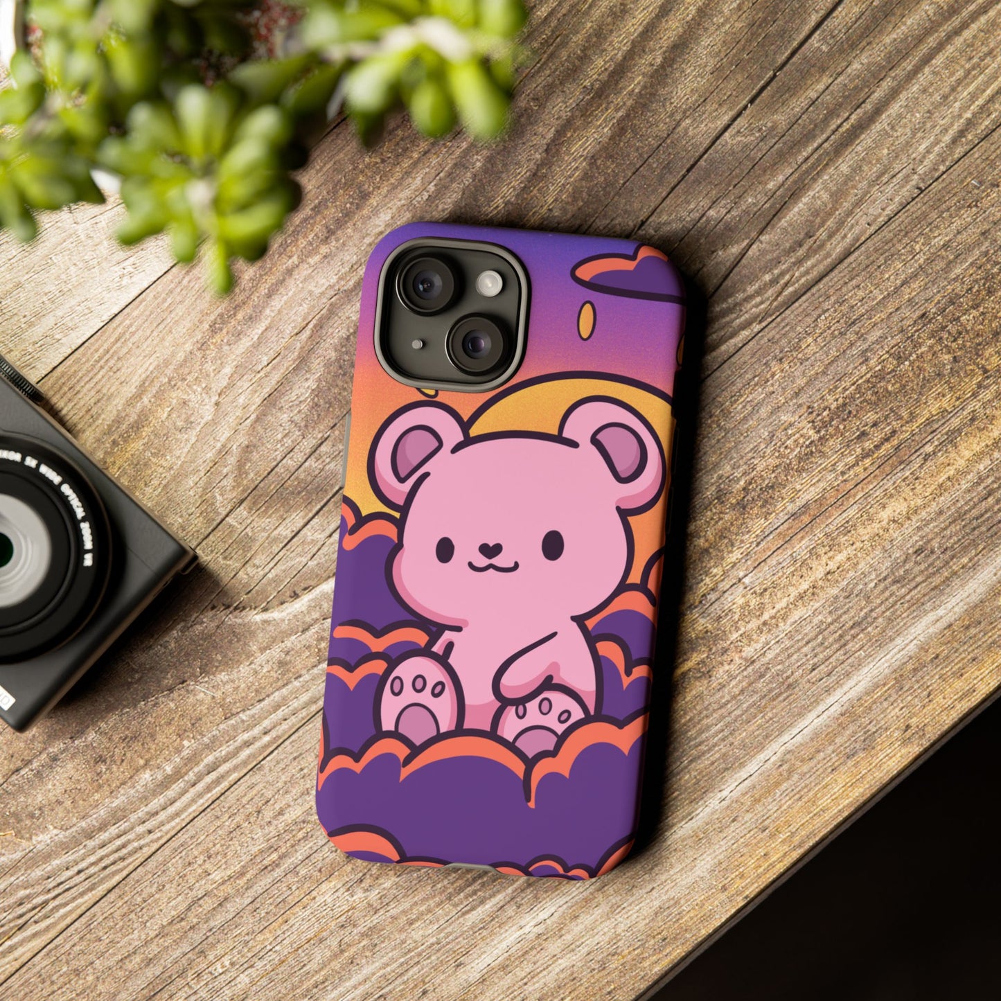 Cloud Cub Sunset Sky Bear Phone Case