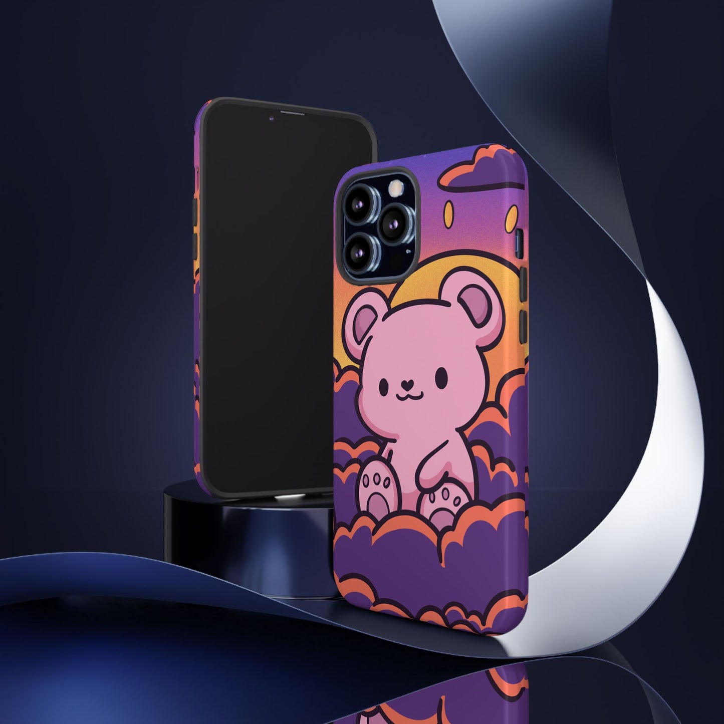 Cloud Cub Sunset Sky Bear Phone Case