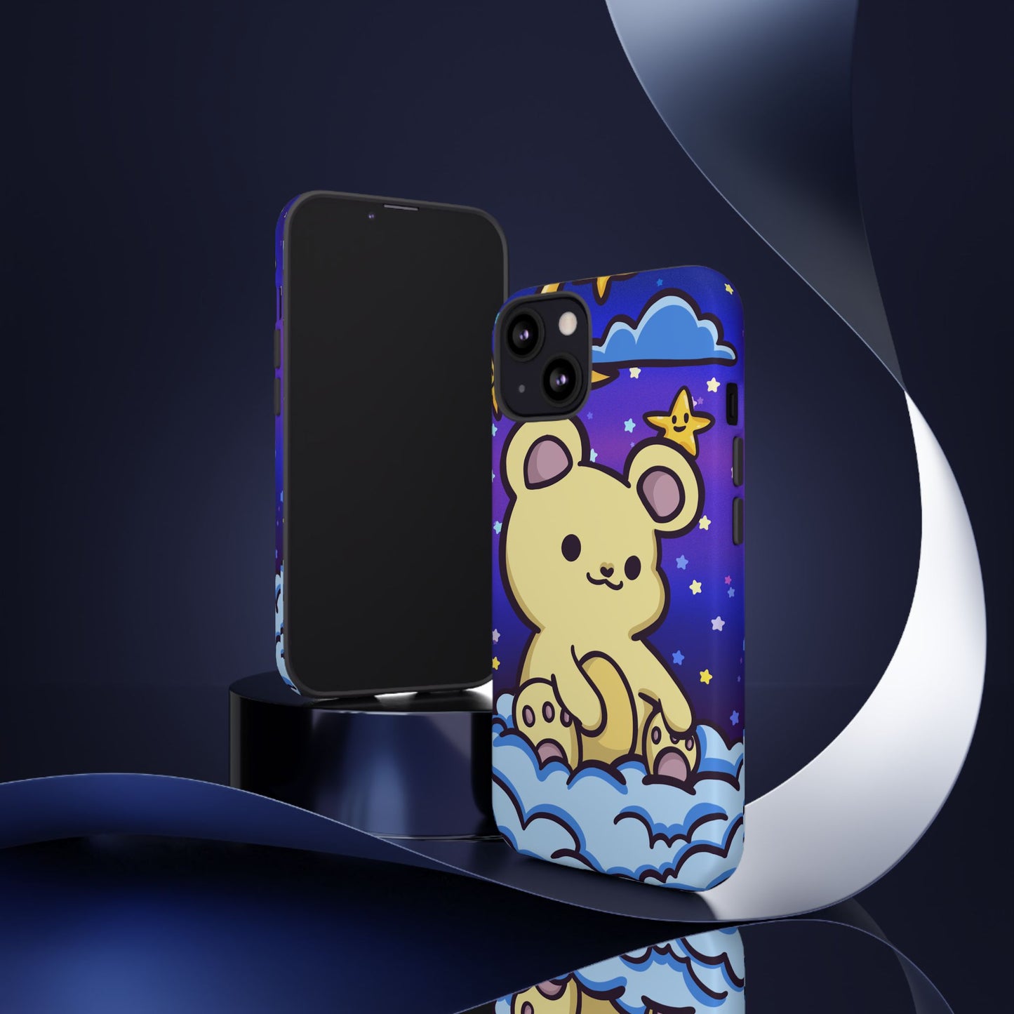 Cloud Cub Nighttime Sky Bear Phone Case