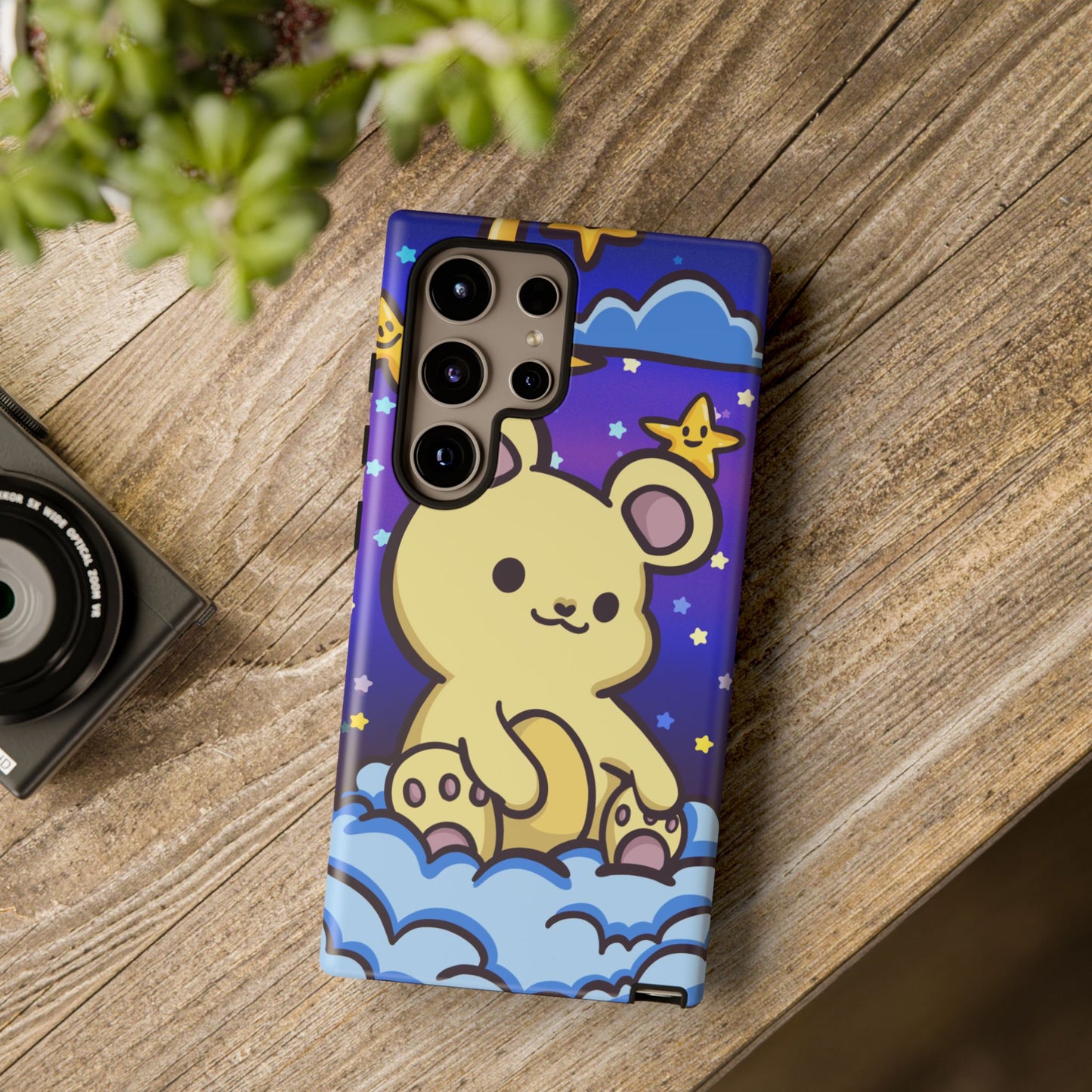 Cloud Cub Nighttime Sky Bear Phone Case