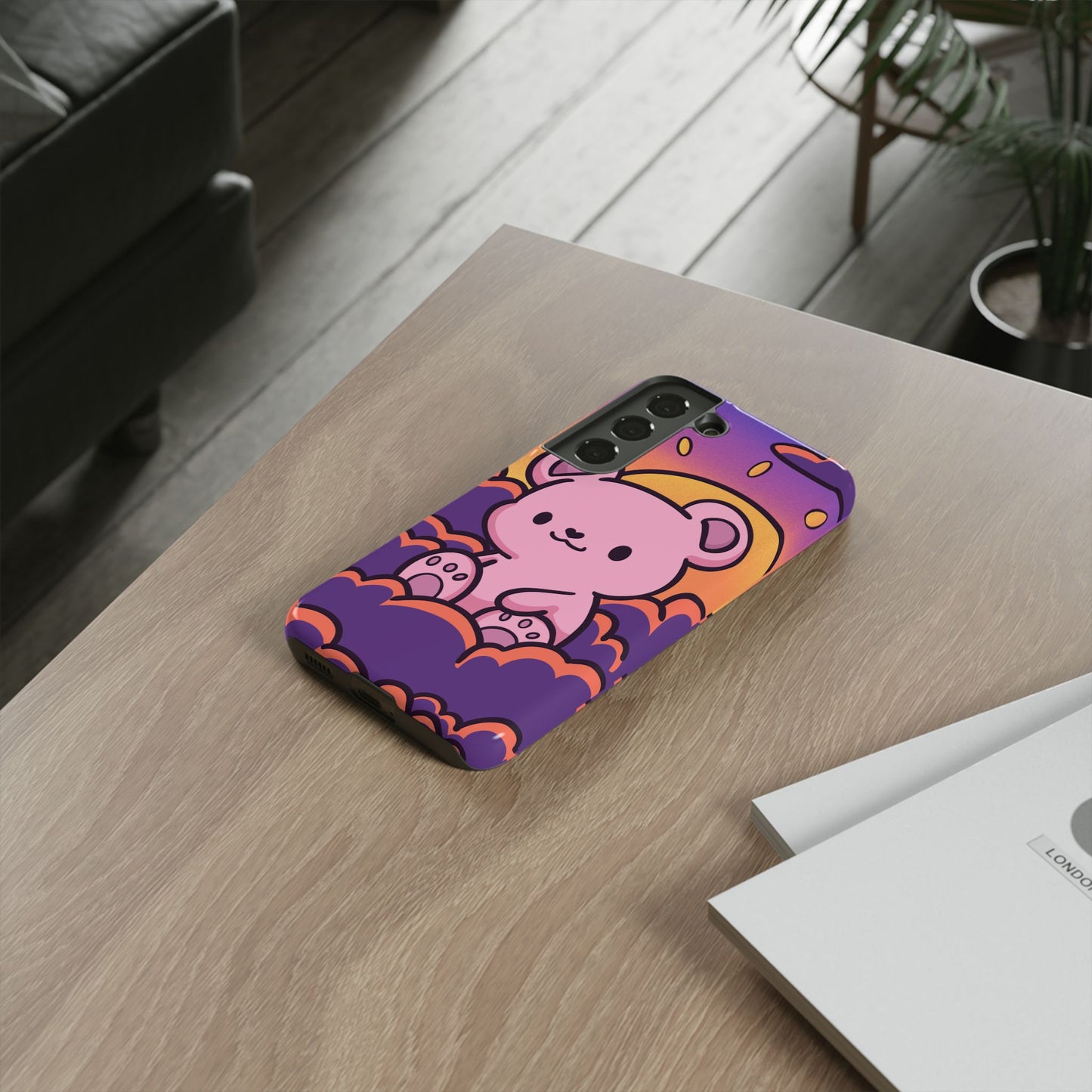 Cloud Cub Sunset Sky Bear Phone Case