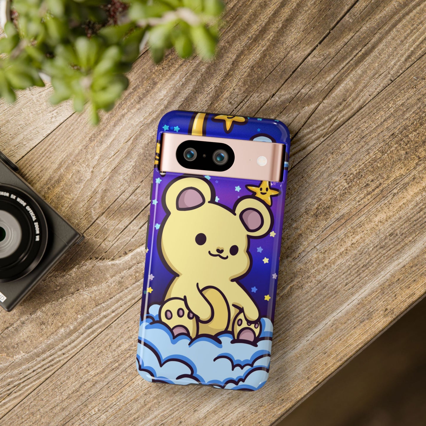 Cloud Cub Nighttime Sky Bear Phone Case