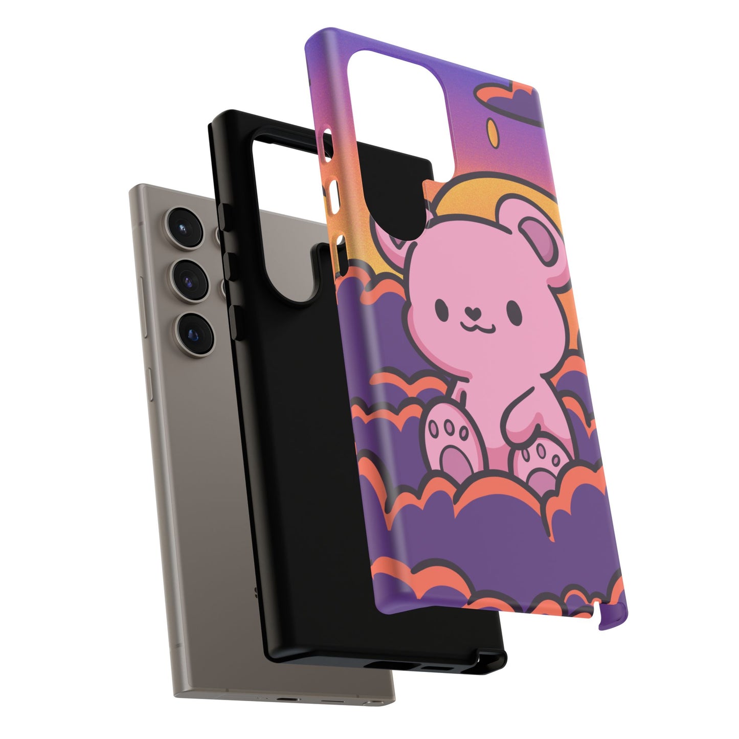 Cloud Cub Sunset Sky Bear Phone Case