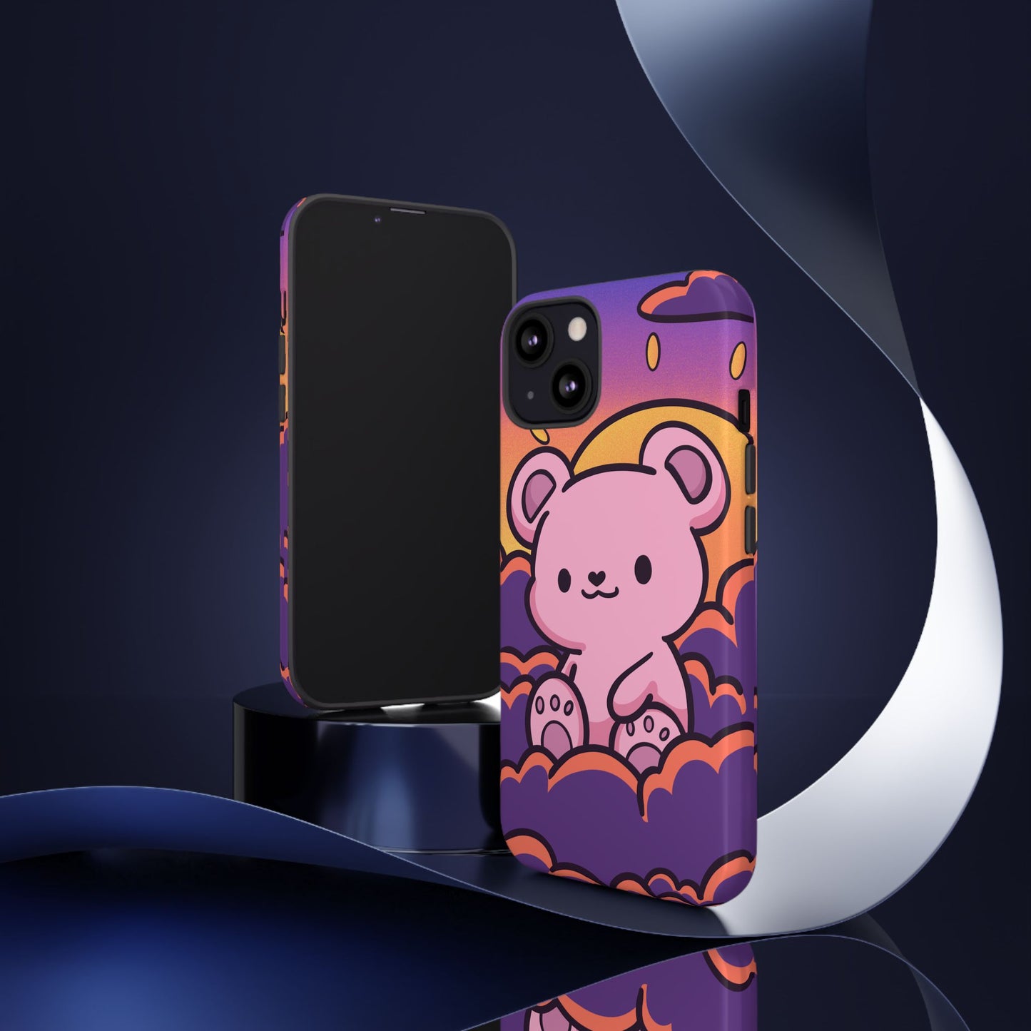 Cloud Cub Sunset Sky Bear Phone Case