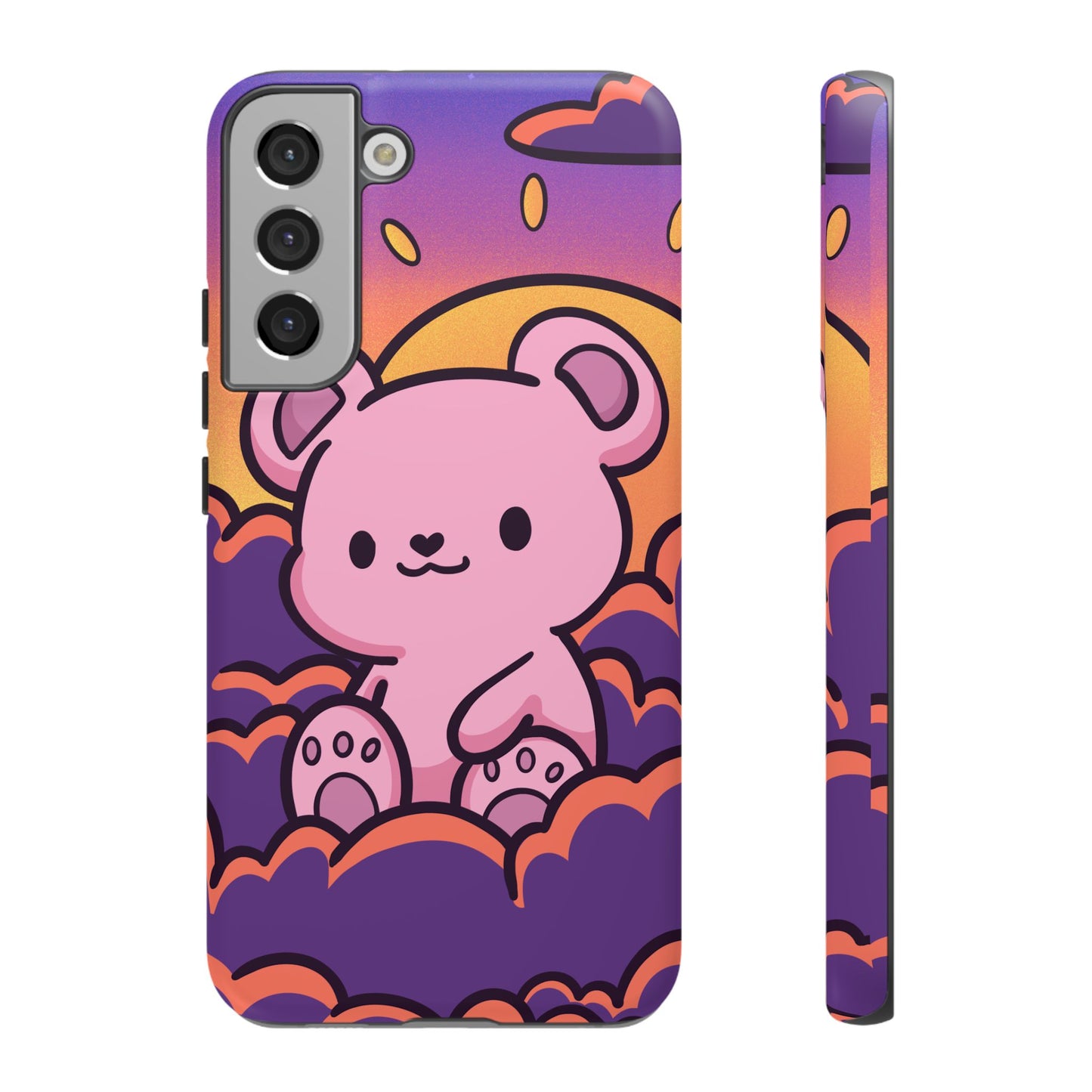 Cloud Cub Sunset Sky Bear Phone Case - Pink X Holic