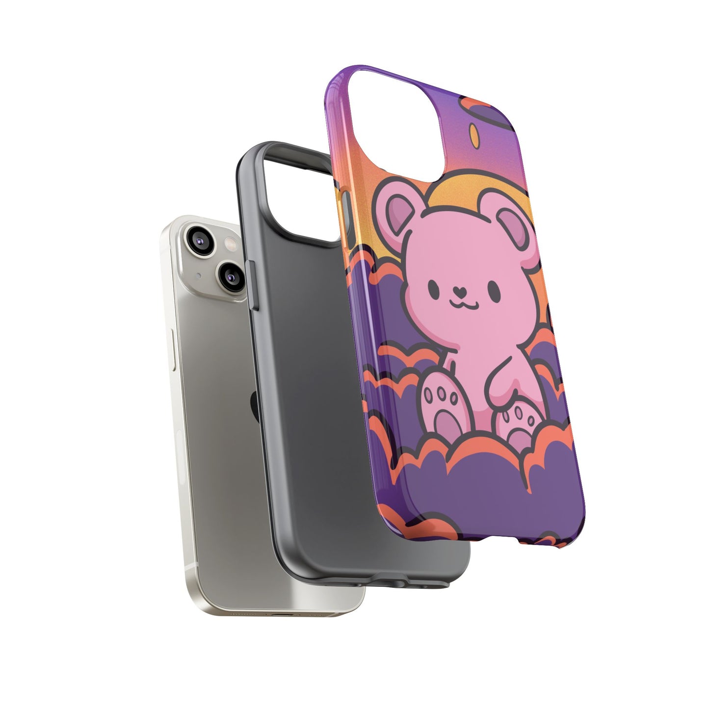 Cloud Cub Sunset Sky Bear Phone Case