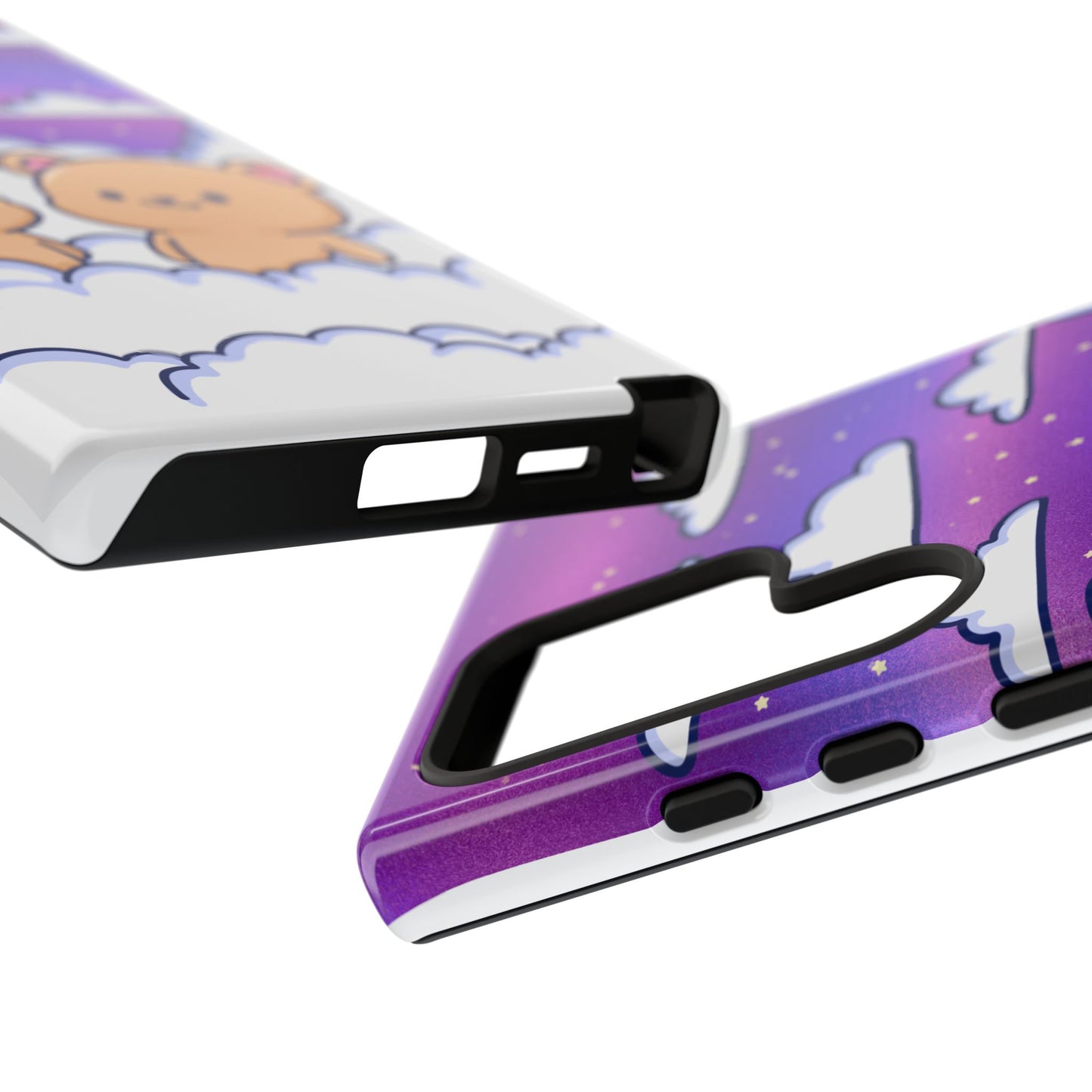 Cloud Cubs Cute Bears on Cloudy Night Sky Phone Case
