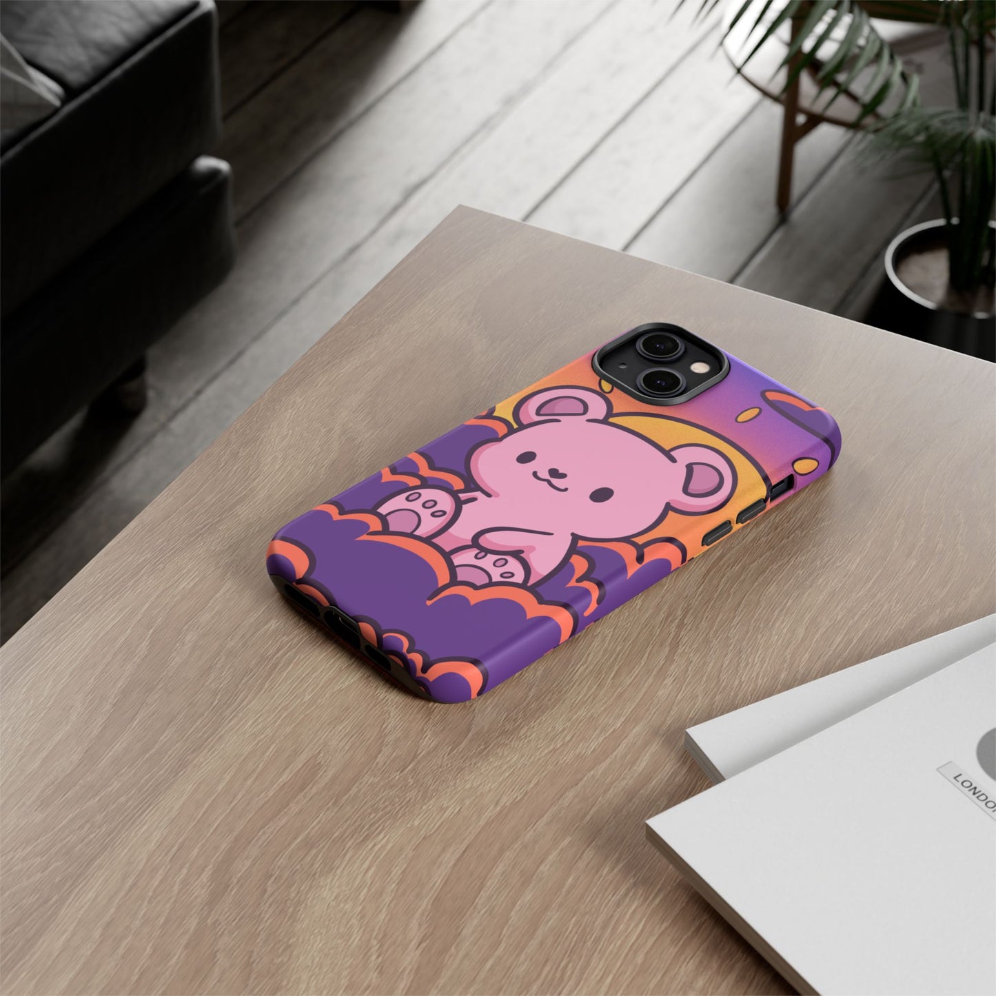 Cloud Cub Sunset Sky Bear Phone Case