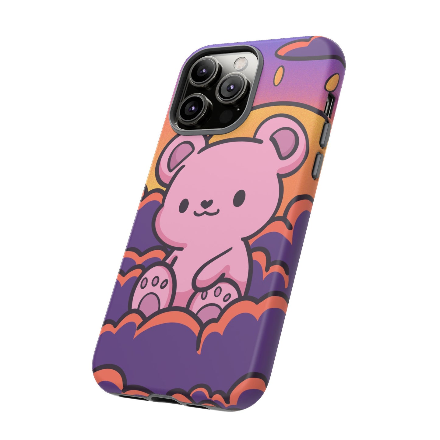 Cloud Cub Sunset Sky Bear Phone Case