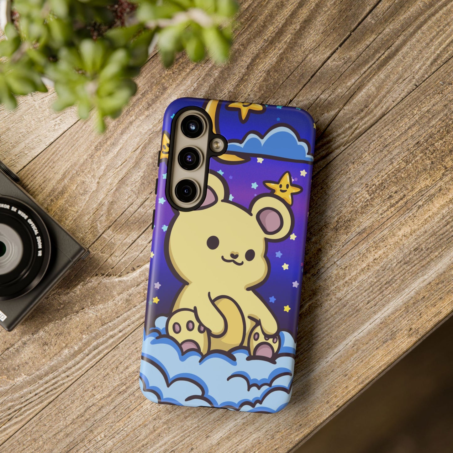 Cloud Cub Nighttime Sky Bear Phone Case