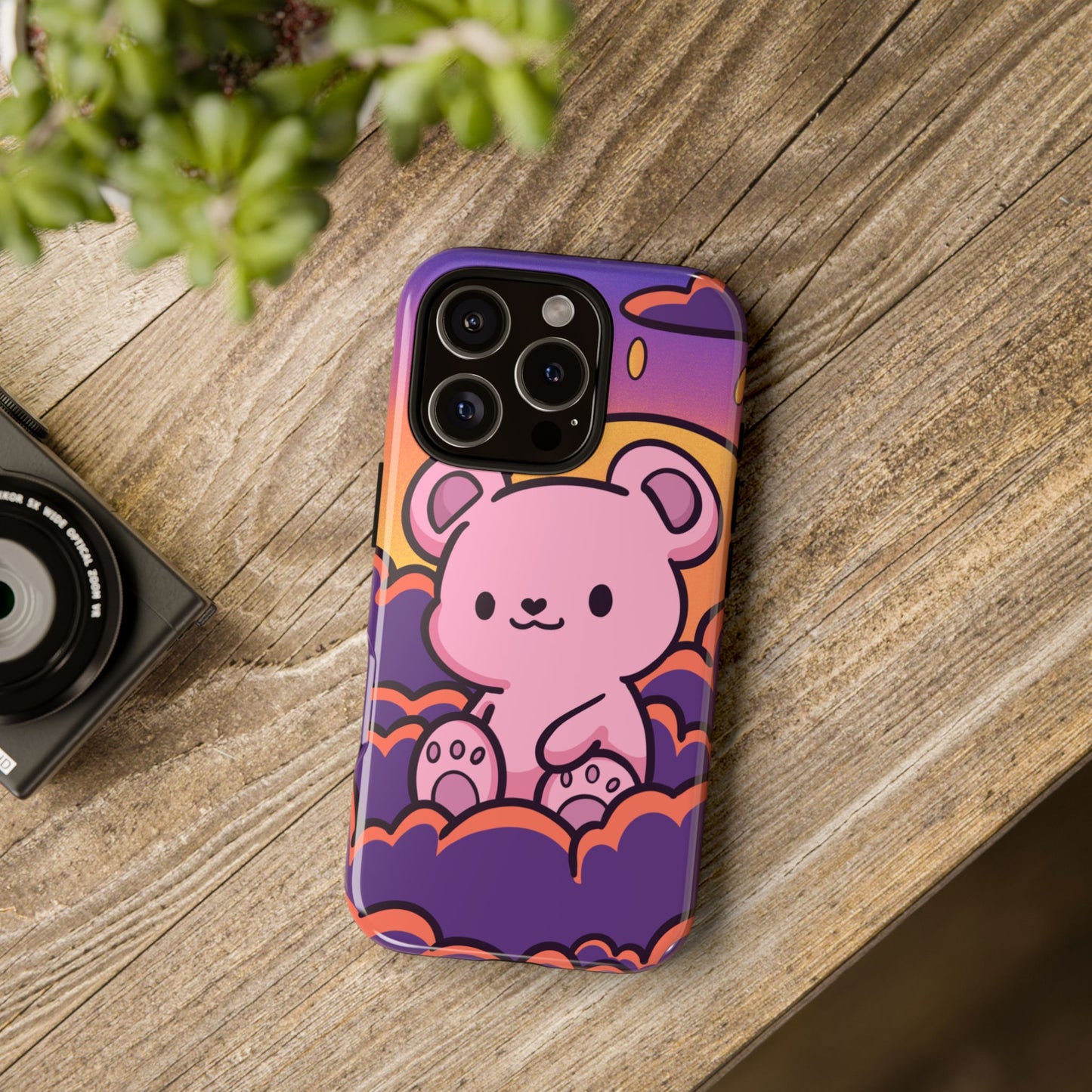 Cloud Cub Sunset Sky Bear Phone Case