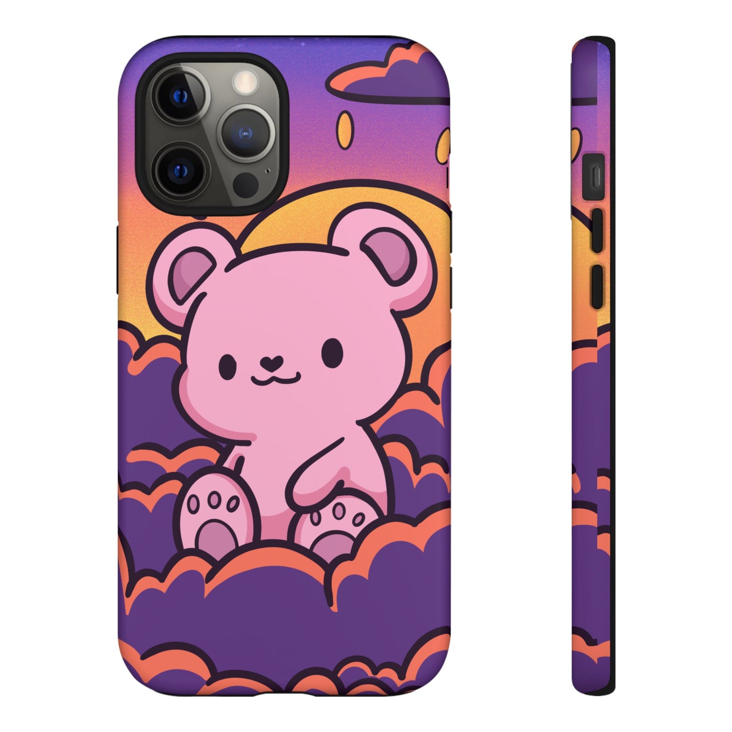 Cloud Cub Sunset Sky Bear Phone Case - Pink X Holic