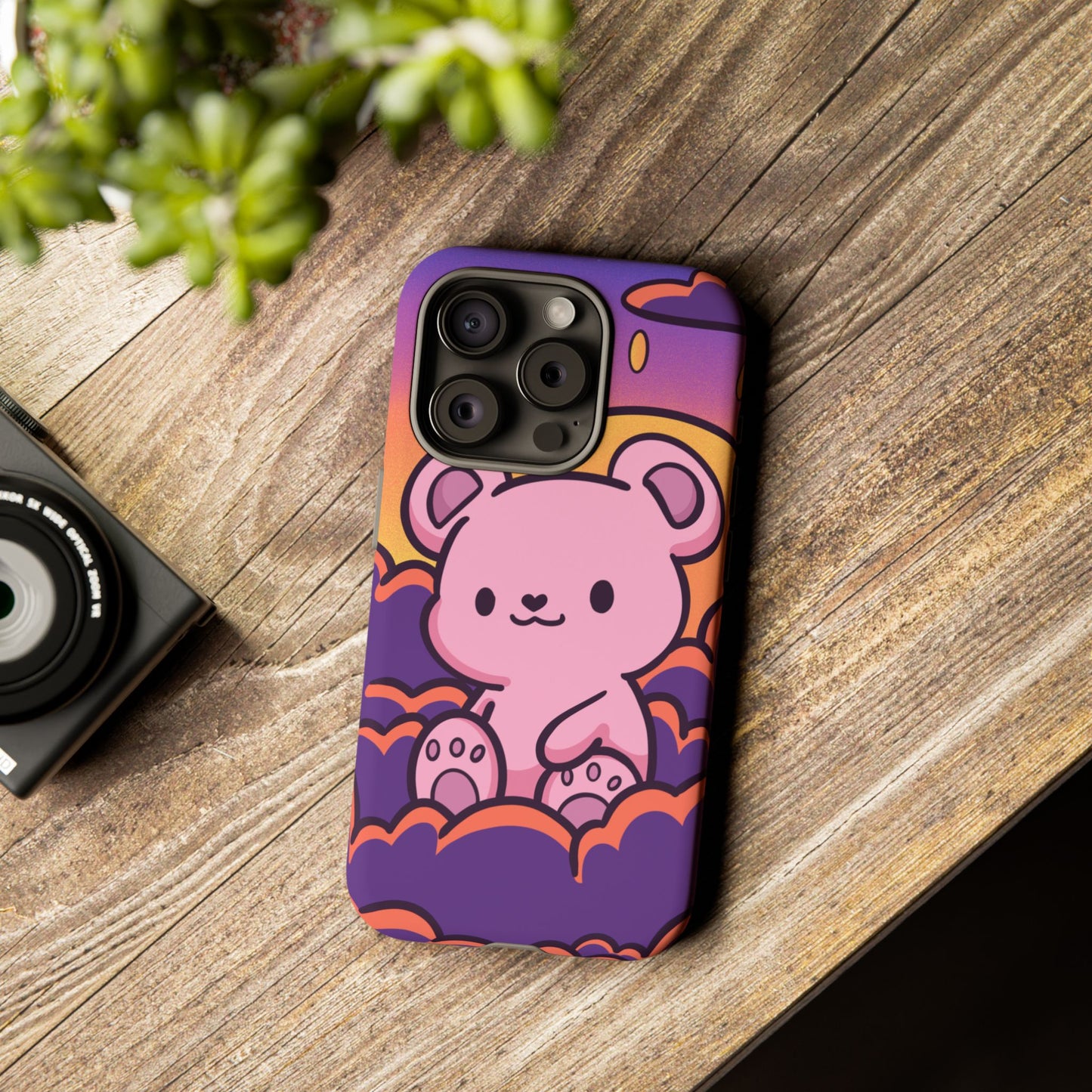 Cloud Cub Sunset Sky Bear Phone Case