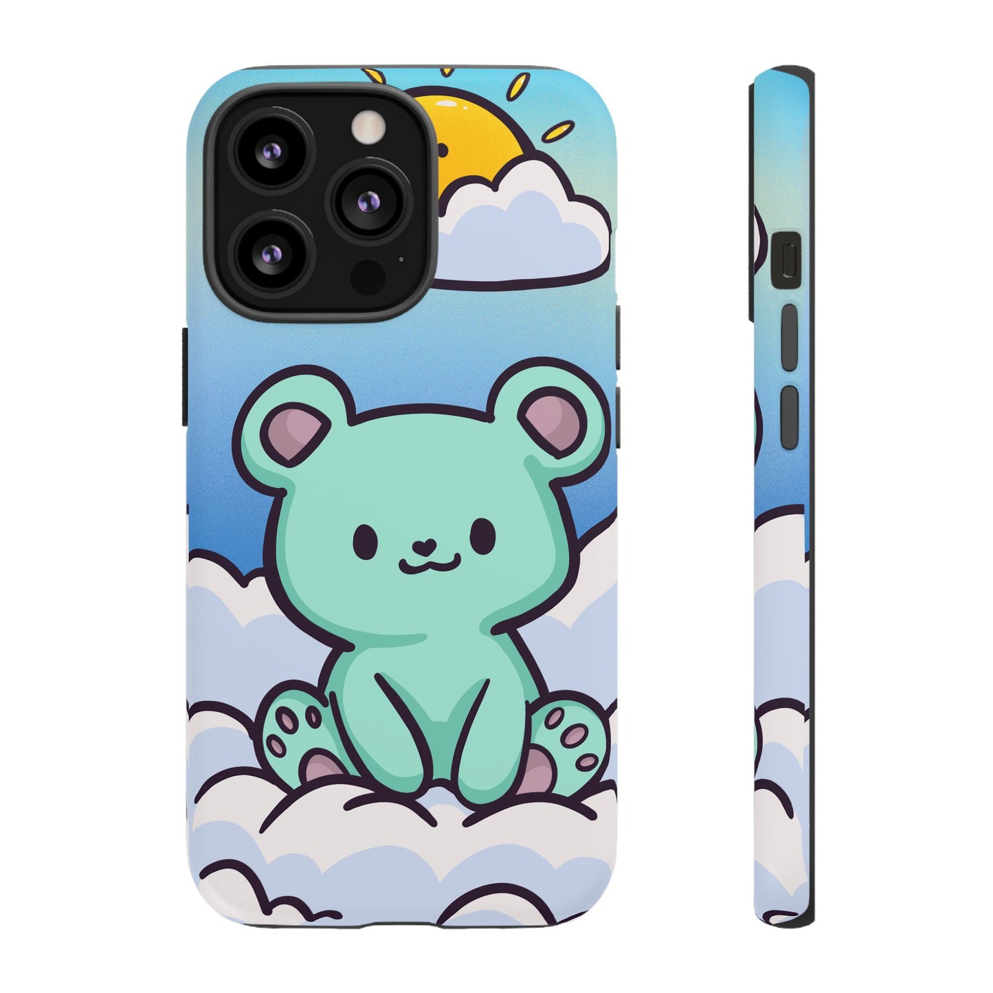 Cloud Cub Morning Sky Bear Phone Case - Pink X Holic