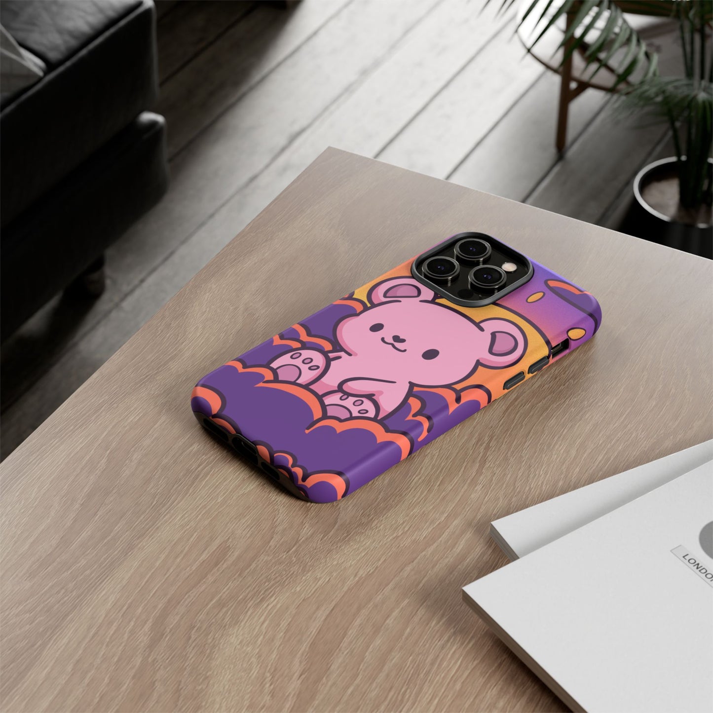 Cloud Cub Sunset Sky Bear Phone Case
