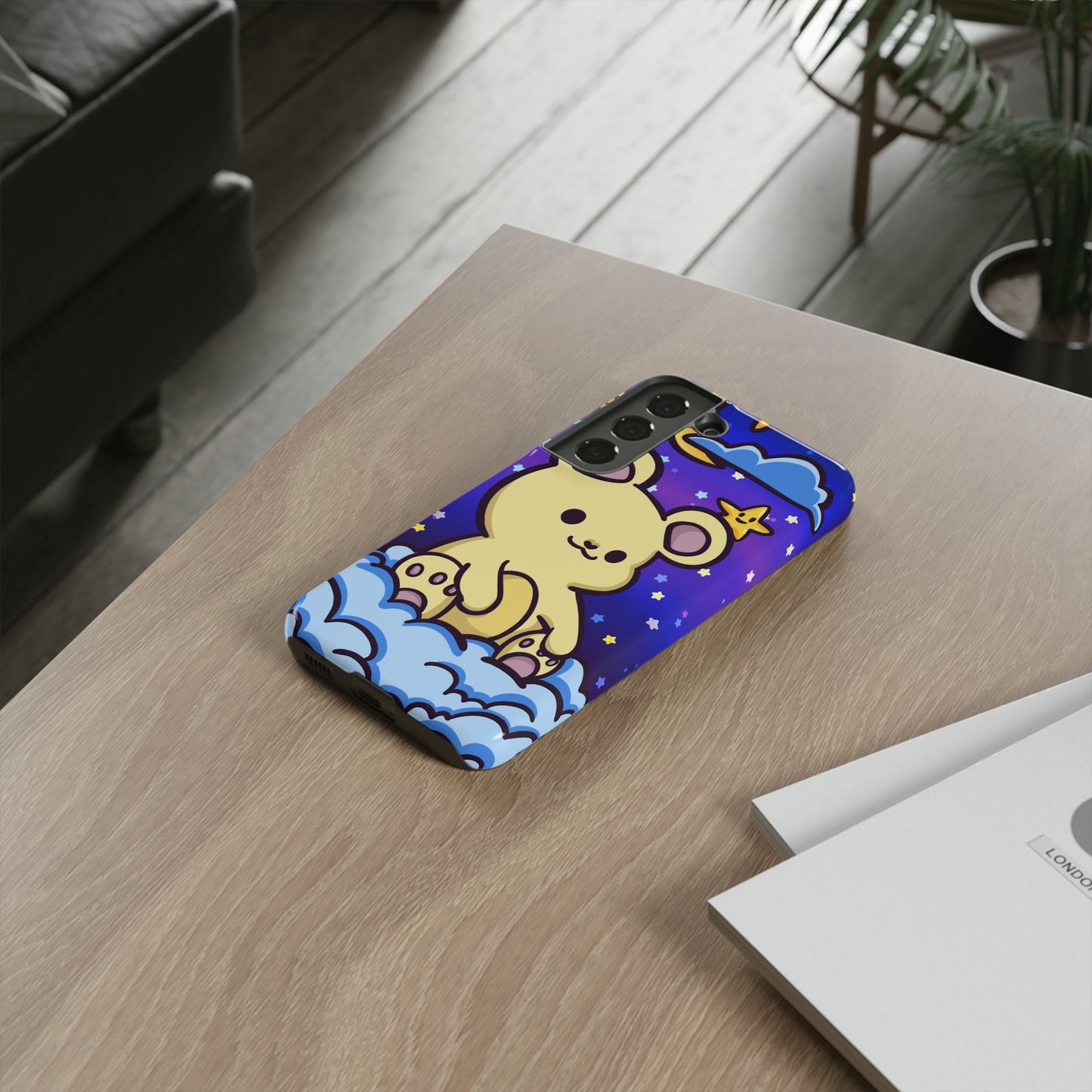 Cloud Cub Nighttime Sky Bear Phone Case