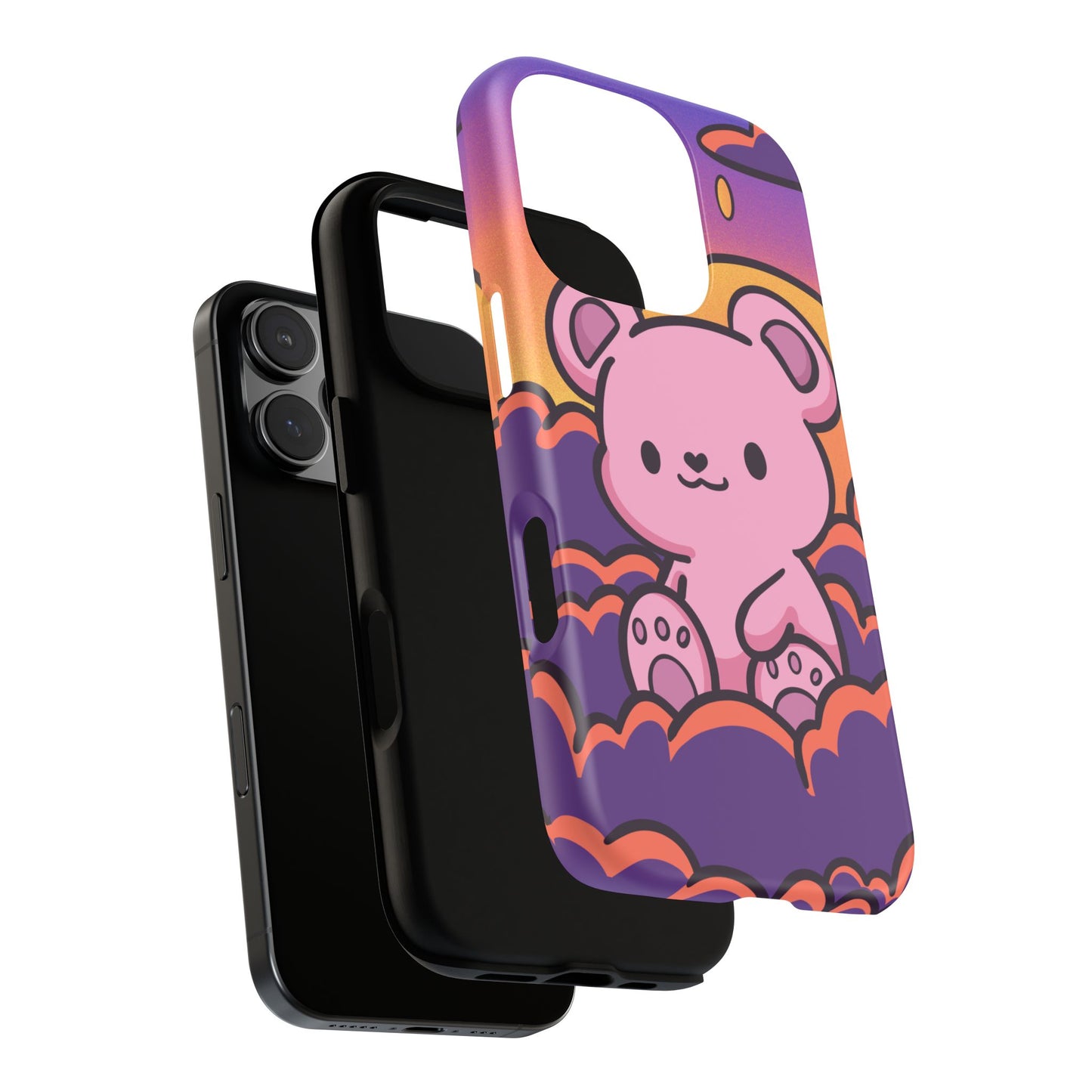 Cloud Cub Sunset Sky Bear Phone Case