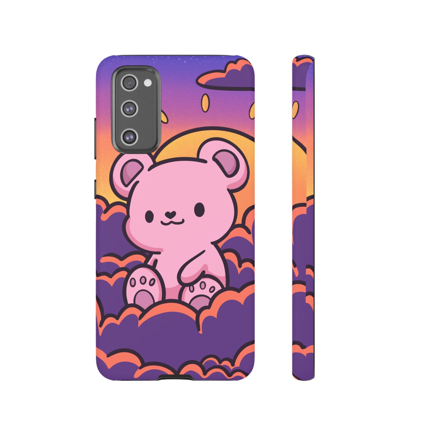 Cloud Cub Sunset Sky Bear Phone Case - Pink X Holic