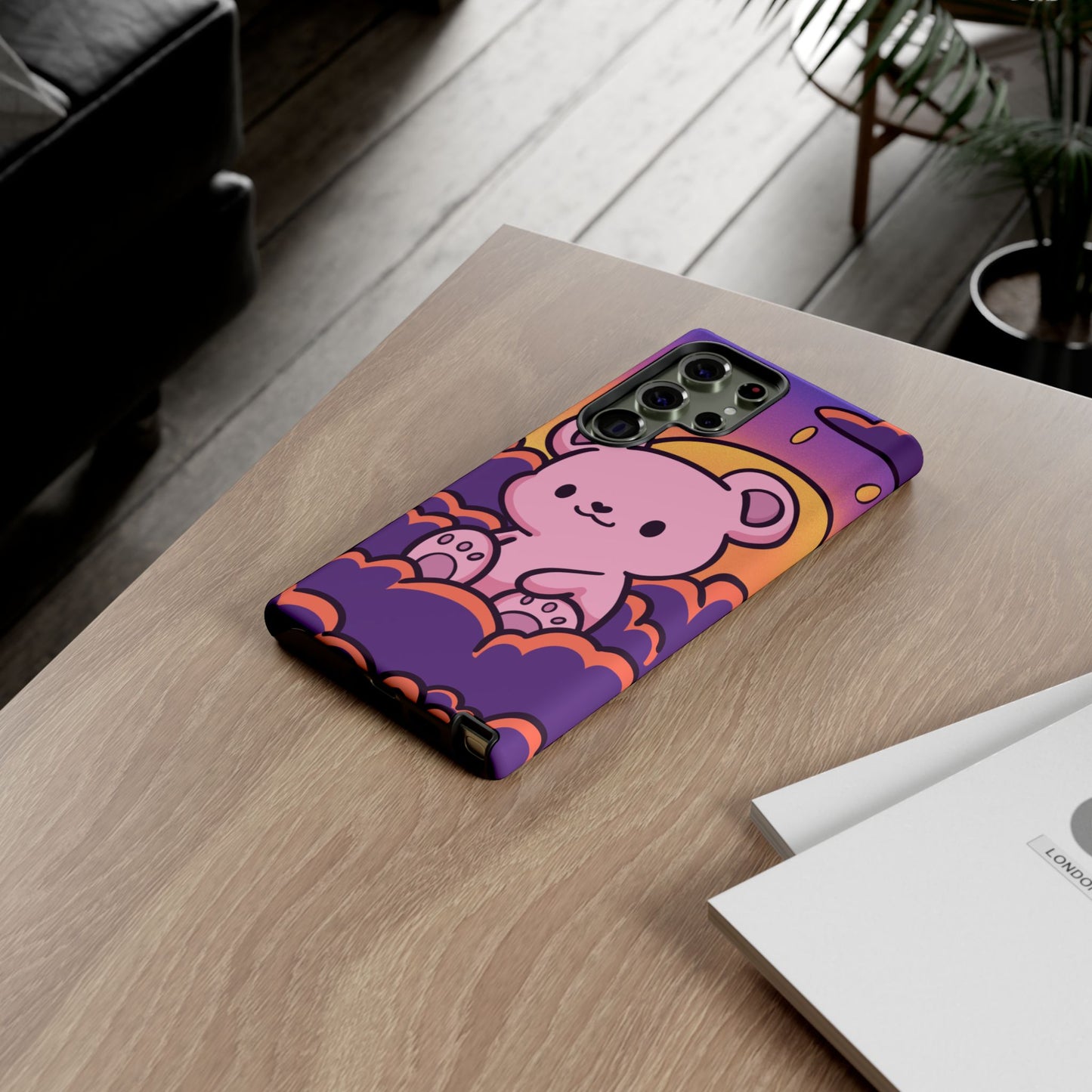 Cloud Cub Sunset Sky Bear Phone Case
