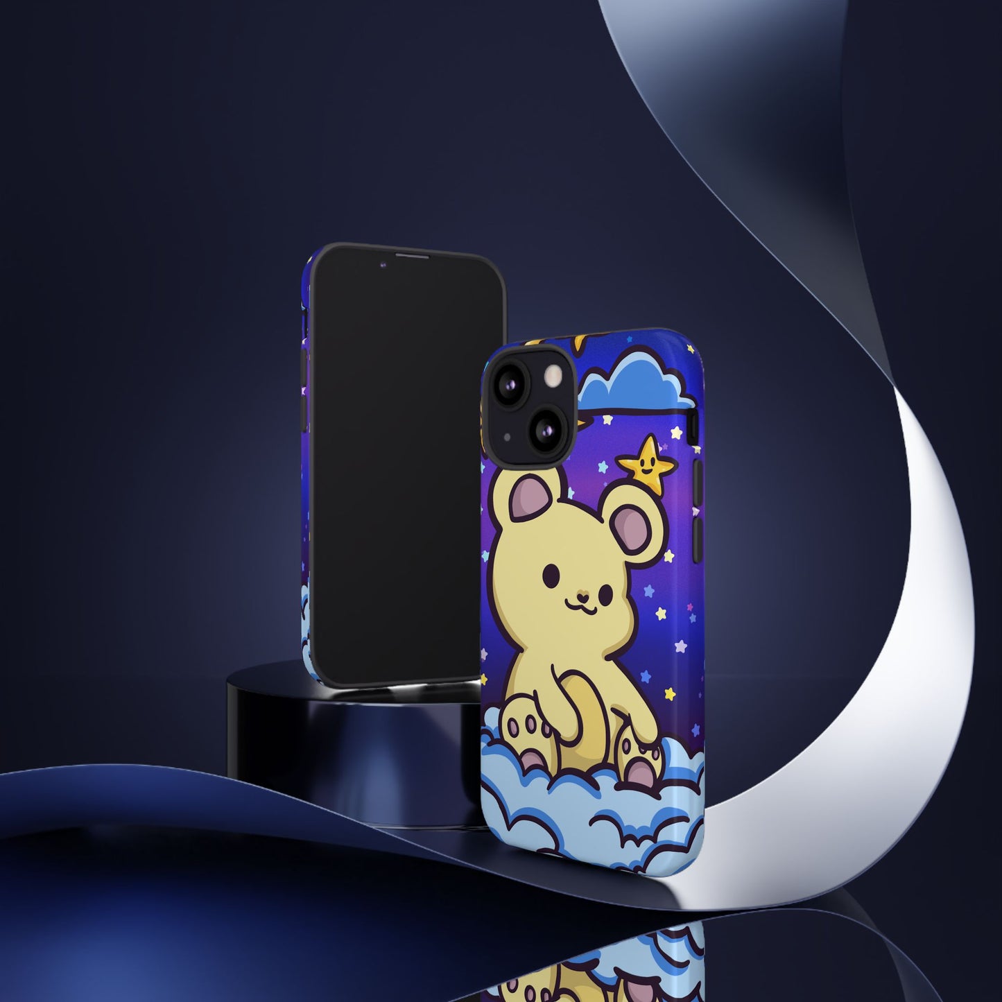Cloud Cub Nighttime Sky Bear Phone Case