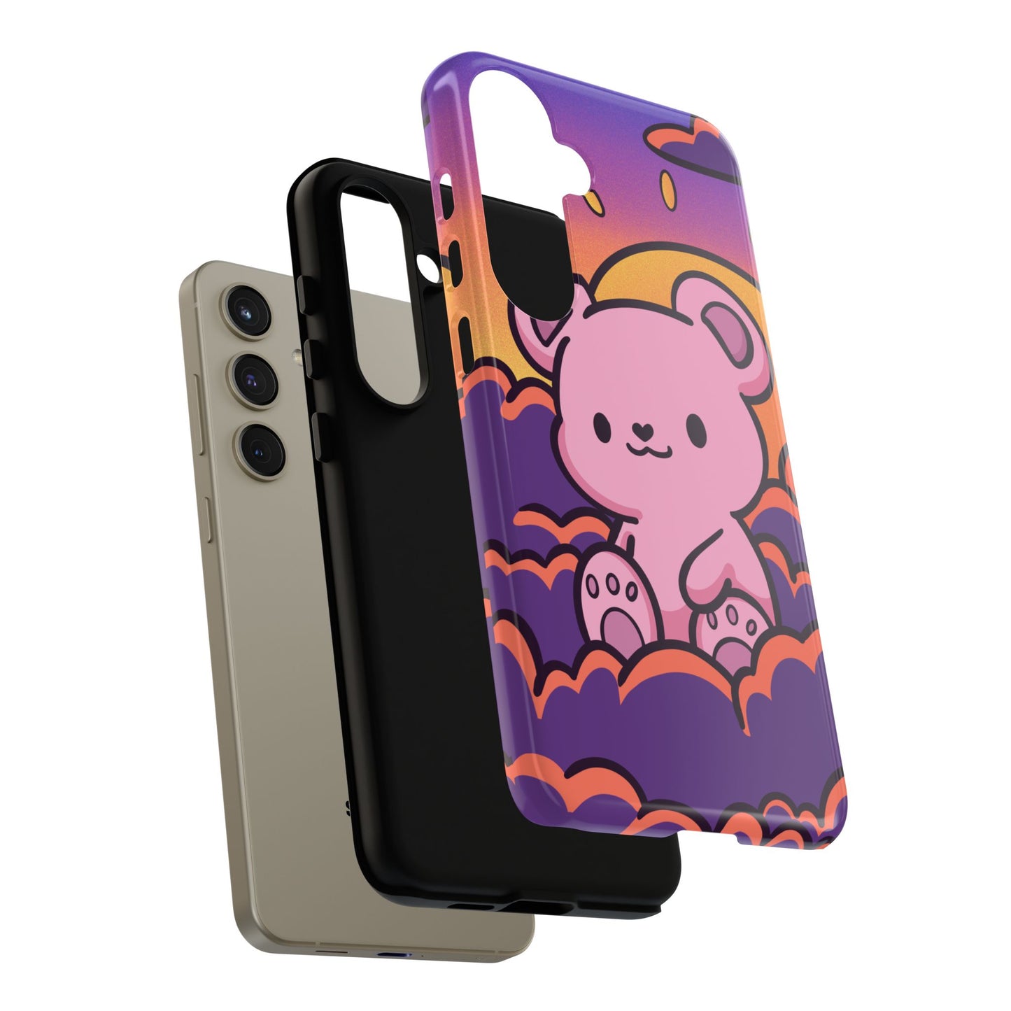 Cloud Cub Sunset Sky Bear Phone Case