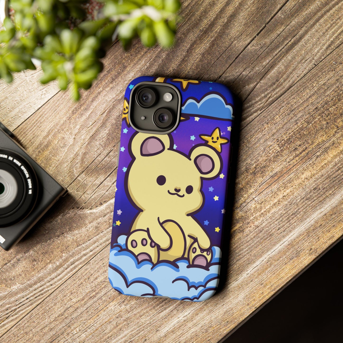 Cloud Cub Nighttime Sky Bear Phone Case