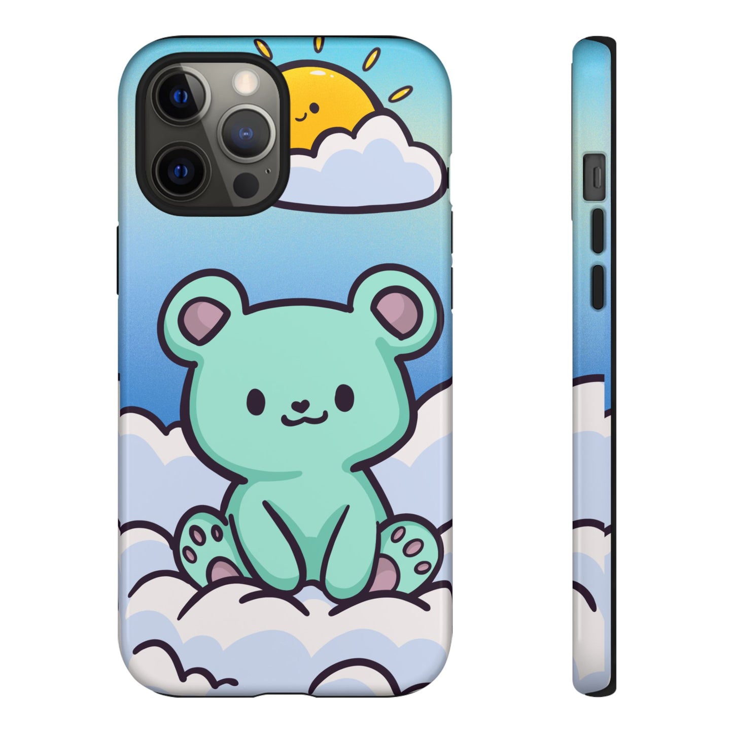 Cloud Cub Morning Sky Bear Phone Case - Pink X Holic