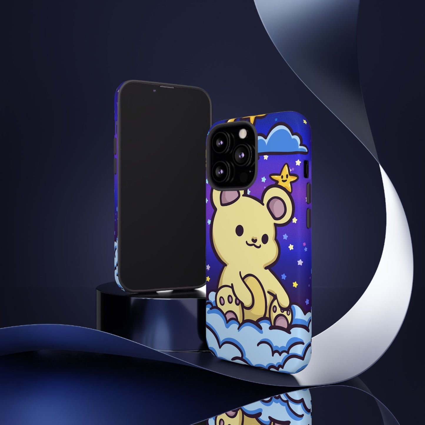 Cloud Cub Nighttime Sky Bear Phone Case