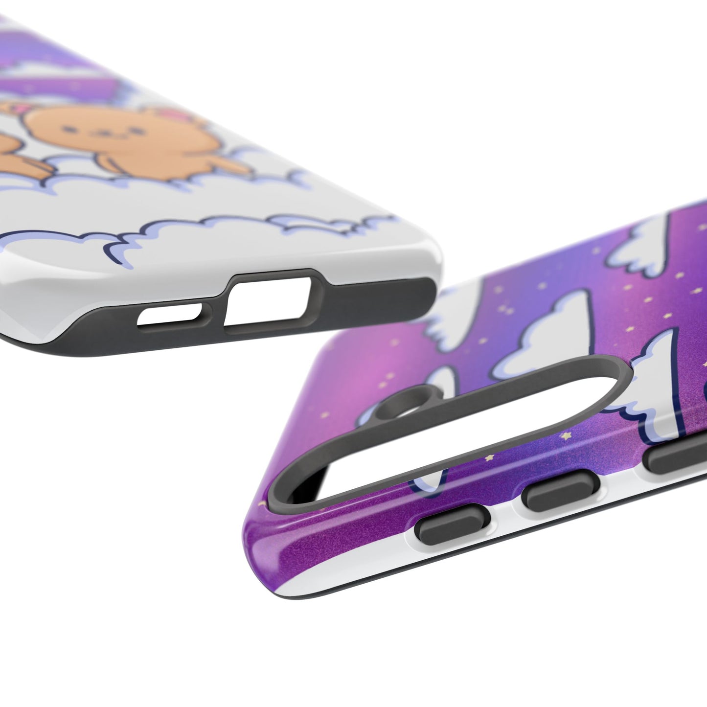 Cloud Cubs Cute Bears on Cloudy Night Sky Phone Case