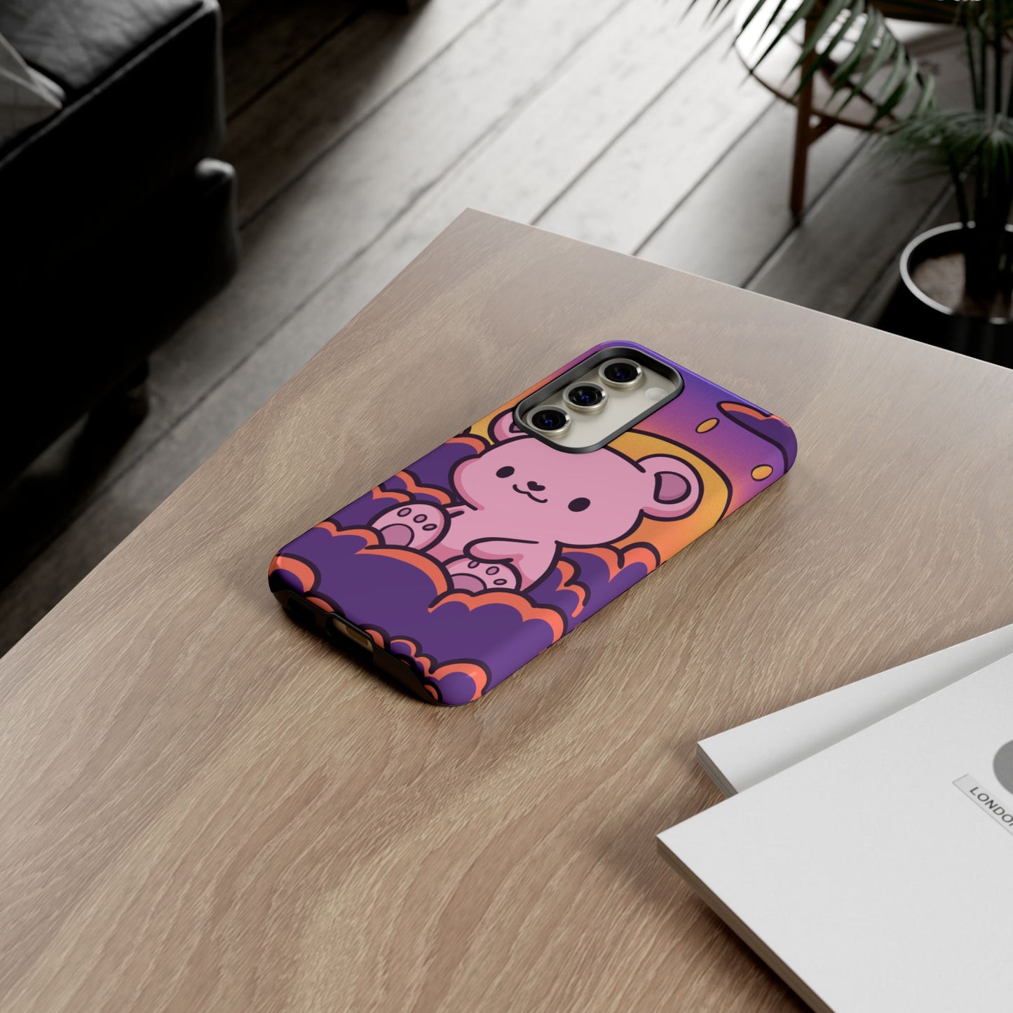 Cloud Cub Sunset Sky Bear Phone Case